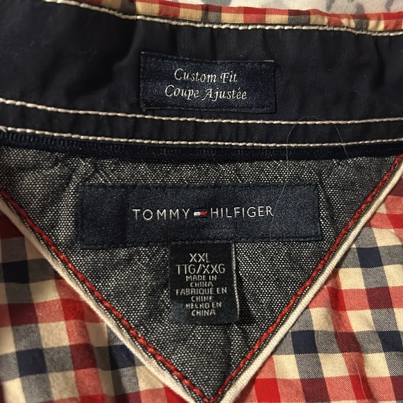Tommy Hilfiger Plaid Long Sleeve Shirt - XXL - Picture 4 of 5